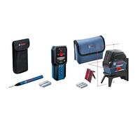 Bundle of Bosch Professional Scanneur Mural GMS 120-27 Bosch Professional Laser Ligne en Croix GCL 2-15