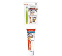 Bundle of ELMEX - Kit Enfant - 1 Brosse à Dents + 1 Dentifrice 0-6 Ans + 1 Gobelet Brosse à Dents + 2 ELMEX Dentifrices
