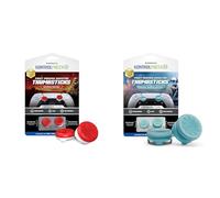 Bundle of KontrolFr PS Freek Inferno Red Grips pour Manette PS5 + KontrolFr PS Freek Inferno Blue Grips pour Manette PS5 | Précision & Aim Assist| Rehausseurs & Protection de Joystick