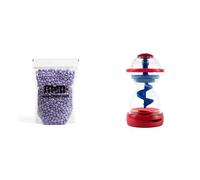 Bundle of M&M'S COLLECTION Choco 1,5kg Violet Clair + M&M'S COLLECTION Distributeur Manuel de M&M'S