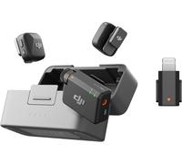 Bundle Of Mic Mini (2 Tx + 1 Rx + Boîtier De Recharge) + Adaptateur Pour Téléphone Mobile (Lightning), Ultra-Léger, Audio De Hq, 48 H D`Utilisation, Microphone Sans Fil Pour Iphone, Vlog[Z13]