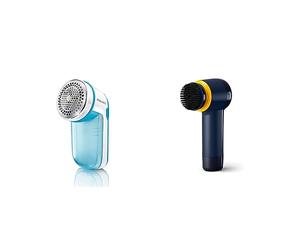 Bundle Philips Rasoir Anti-bouloche et Anti-Peluche - Bleu (GC026/00) + Philips Sneaker Cleaner - Nettoyeur de Baskets - Kit de Nettoyage Chaussure, 3 Brosses Incluses, Bleu (GCA1000/60)