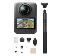 Bundle Prêt pour l’action DJI Osmo 360 II, caméra 360° 8K | Imagerie 360° HDR 8K/60 ips native, Centre de création 4-en-1, 105 Go de stockage intégré, plage dynamique de 14,5 stops