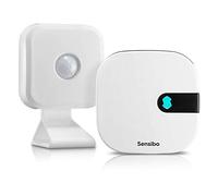 Bundle Sensibo Air & capteur d'ambiance - Contrôle tout climatiseur réversible. Détecte l'activité de la pièce. Marche/arrêt auto économise l'énergie. Compatible Google, Alexa, Apple HomeKit, Siri