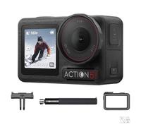 Bundle Ski DJI Osmo Action 5 Pro, Caméra d’Action 4K Idéale pour les Skieurs avec 4 h d’Autonomie Étendue, Résistance à -20° C, Stabilisation, Ralenti 32x, avec Kit Barre d’Extension de 1,5 m