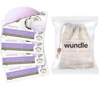 Bundle Soap Saver Pochette Exfoliante Avec 4 Barres De Savon Hydratantes Dove (Lait De Coco Et Pétales De Jasmin)