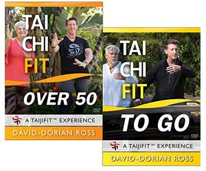Bundle: Tai Chi Fit OVER 50 & TO GO with David-Dorian Ross / Beginner DVDs for Balance and Stability