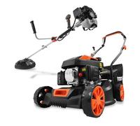 Bundle Tondeuse à Gazon à Essence FX-RM4180 & Débroussailleuse à Essence FX-MS125