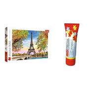 Bundle Trefl - Puzzle Romantic Paris, 500 Pièces + Trefl Colle pour Puzzle