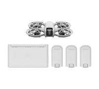 Bundle Trois Batteries DJI Neo, Mini Drone avec Caméra 4K UHD pour Adultes, Drone Suiveur qui Vole Seul de 135 g, Décollage du Creux de la Main, Suivi de Sujet, QuickShots, (sans Contrôleur)