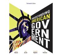 Bundle: Understanding American Government, 13th + WebTutor™ on WebCT™ with eBook on Gateway Printed Access Card