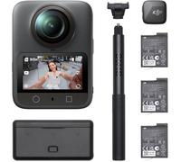 Bundle Vlog DJI Osmo 360, Caméra Vlog | Caméra 360 idéale vloggers avec émetteur Mic Mini, autonomie prolongée avec 3 batteries
