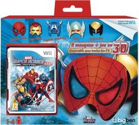 Bundle Wii / Wii U: Marvel Super Heroes 3D + 5x Masques Lunettes 3D