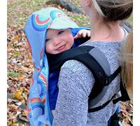 BundleBean Babywearing Housse de Porte-bébé et écharpe Toutes Saisons (Arc-en-Ciel), Housse de Pluie avec Doublure en Polaire, Ajustement Universel, s'adapte au Transport Avant et arrière, Protection