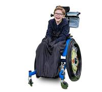 BundleBean Couvre-Jambes pour Buggy Besoins spéciaux/Fauteuil Chaise roulante - pour Enfant (éléphants Gris)