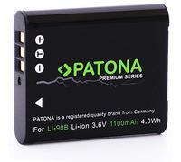 PATONA Premium Li-90B Li-92B et DB-110 Batterie (1100mAh) Système Intelligent - Compatible avec Ricoh Theta X GR III Olympus XZ-2 Tough TG-2 TG-3 TG-4 TG-5 TG-6 TG-7 SH-50 SH-60 SP-100 EE SH-1 SH-2