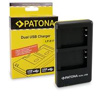 Bundlestar Chargeur Dual 1939 pour batterie Canon LP-E17 vers Canon EOS 750D 760d M3 M5, etc.