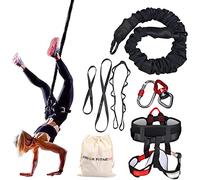 Bungee Cord Exercice de Fitness à l'élastique pour Les gymnases, Les Studios de Yoga, la Maison (Plage de Poids 61-75kg)