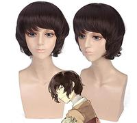 Bungo chiens errants Nakajima Atsushi Anime Cosplay perruque courte argent gris moelleux cheveux synthétiques perruques + casquette de perruque gratuite 1