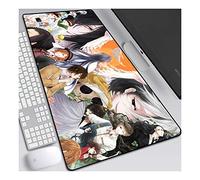 Bungo Stray Dogs 700x300mm Tapis de Souris XL Multifonction Gaming Mousepad XL Grand sous Main, Anime Souris 3mm Bureau Anti-Glissant Surface Texturée pour Ordinateur,F