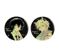 Bungo Stray Dogs Broche Anime Pin's Peinture, Badges, Dazai Osamu/Nakahara Chuuya Broches sur le dessus Sac Chapeau Anime Broche Pins