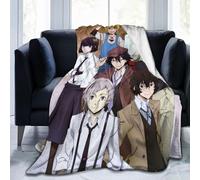 Bungo Stray Dogs Couverture Super Douce Et Confortable En Flanelle Microfibre Légère Pour Lit, Canapé, Chais60x50 Pouces {41499}