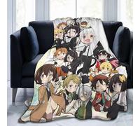 Bungo Stray Dogs Couverture Super Douce Et Confortable En Flanelle Microfibre Légère Pour Lit, Canapé, Chais60x50 Pouces {41442}