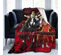 Bungo Stray Dogs Couverture Super Douce Et Confortable En Microfibre Flanelle Légère Pour Lit, Canapé, Chais60x50 Pouces {41417}