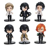 Bungo Stray Dogs Figurine Osamu Dazai/Nakajima Atsushi Q Version Ensemble de figurines Nakahara Chuuya Poupée Décoration