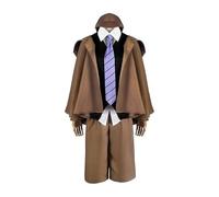 Bungo Stray Dogs Ranpo Edogawa Costume de cosplay pour déguisement d'anime, costume d'Halloween, de carnaval, Ranpo Edogawa, M