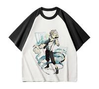 Bungo Stray Dogs T-shirts à manches courtes, anime manga Dazai Osamu Edogawa Ranpo T-shirt d'été décontracté pour adulte et adolescent, Type 2, L
