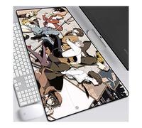 Bungo Stray Dogs Tapis de Souris Gaming XXL, 900x400mm, Anime Mouse Pad - Surface spéciale améliore la Vitesse et la précision, 3mm Base en Caoutchouc Antidérapant Surface-pour Ordinateur et PC, B
