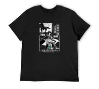Bungou Stray Dogs Chuuya Nakahara Anime Kawaii Manga Mens T-Shirt Unisex Black Top Tee XL