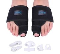 Bunion Splint Kit Correcteur Jour et Nuit-Night Time Hallux Valgus Redresseur d'orteil Plus 6pcs Daytime Soft Soulagement Gel Douleur Séparateurs Dans Chaussures pour Homme et Femme (L)