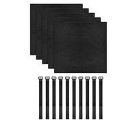 Bunk Bed Ladder Pads - Anti Slip Protective Mats for Loft and Bunk Beds | 5 Strong Pads with 10 Adjustable Hoop Straps, Cushioning and Safety for Dorms, Kids Rooms, RV, Apartments