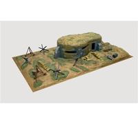 Bunker Et Accessoires WWII Plastique Kit 1:72 Model Italeri