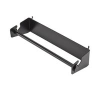 Bunker Noir Papier Serviette Rouleau Support S'Attache À Panneau Perforé 340 X