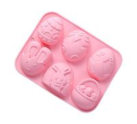 Bunny Baking Mold - Flexible Reusable Silicone, Handmade Silicone Mold, Easter Themed Candy Chocolate Pastry Shape | Suitable for Gummies Cupcakes Fudge Candy Jelly Ice Soap Easter Party