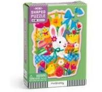 Bunny Basket 48 Piece Mini Shaped Puzzle - Mudpuppy - Galison - Livre en Anglais - Jigsaw MudpuppyMudpuppy (Auteur)