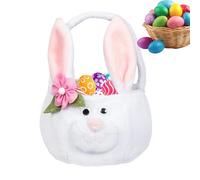 Bunny Basket Sac fourre-tout de Pâques, sacs à biscuits de Pâques, sacs fourre-tout festifs de Pâques, panier de transport pour fille pour friandises, vacances