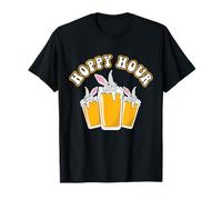 Bunny Beer Lover Happy Easter Sunday Egg Boire Un œuf T-Shirt