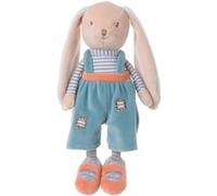 Bunny Brothers 30 cm Salopette bleu ciel Orange