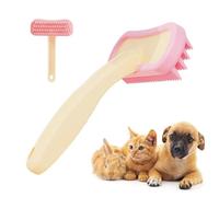 Bunny Brush For Grooming | Soft Shedding Silicone Cleaning Comb | Silicone Bunny Brush | Cat Grooming Brushs| For Cleaning Bath Pets Rabbits Hamster Small Animal Home House Indoor