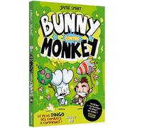 Bunny contre Monkey - Tome 1 - Basile Béguerie - Auzou Philippe Eds - broché - Bande dessinée jeunesse