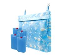 Bunny Cooling Mat - Refillable Freeze Pack | Washable Hamster Cooling Pad for Cage Dog Enclosure Resting Corner Indoor Summer Hot Weather Fence Home Living Room