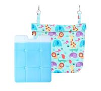Bunny Cooling Pad, Small Dog Chill Mat, Chew-Resistant Cold Rug, 9.45x10.43 inches, Washable Portable Design, Soft Summer Relief , for Kennel, Car, Garden, Sofa, Patio, Bedroom, Travel, Beach