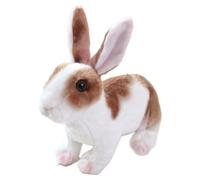 Bunny en peluche - Bunny Plush | Oreiller animal doux | 10 pouces en peluche à Pâques Jouet animal en peluche mignon pour les filles garçons Noël et aussi pour les cadeaux décorations peuvent
