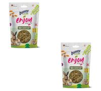 Bunny EnjoyNature Allgäuer Snack vert frais | 200 g | Snack pour lapins nains, cochons d'Inde, chinchillas et dégus | Peut aider les soins dentaires | Sans sucre | 100 % naturel