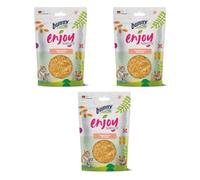 Bunny EnjoyNature Lot de 3 larves de mouches 3 x 40 g Aliment pour hamsters, souris, gerbilles et rats Riche en acides gras oméga 3 et 6 Source de protéines de qualité supérieure