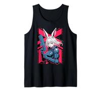 Bunny Girl Techwear Harajuku Anime Manga Cyberpunk Esthétique Débardeur
